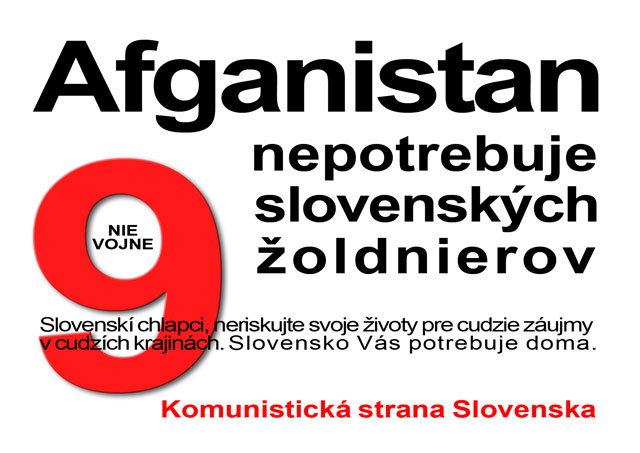 Slovaci preč z Afganistanu